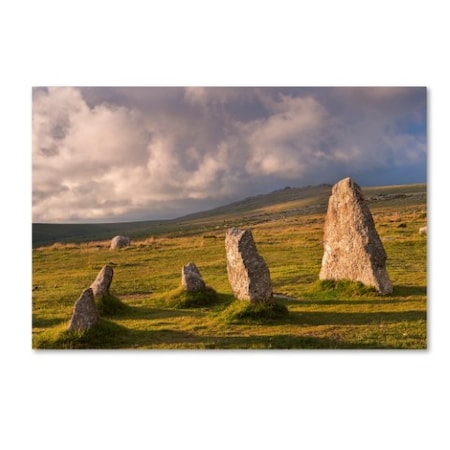 Adam Burton 'Merrivale Stones' Canvas Art,12x19